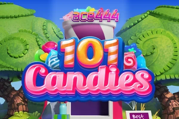 101 Candies স্লট গেমের মোবাইল ইন্টারফেস এবং কালারফুল গ্রিড